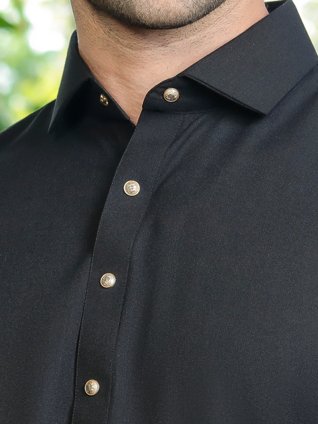 Black Kameez Shalwar - ALWA-KS-284 - Image 5
