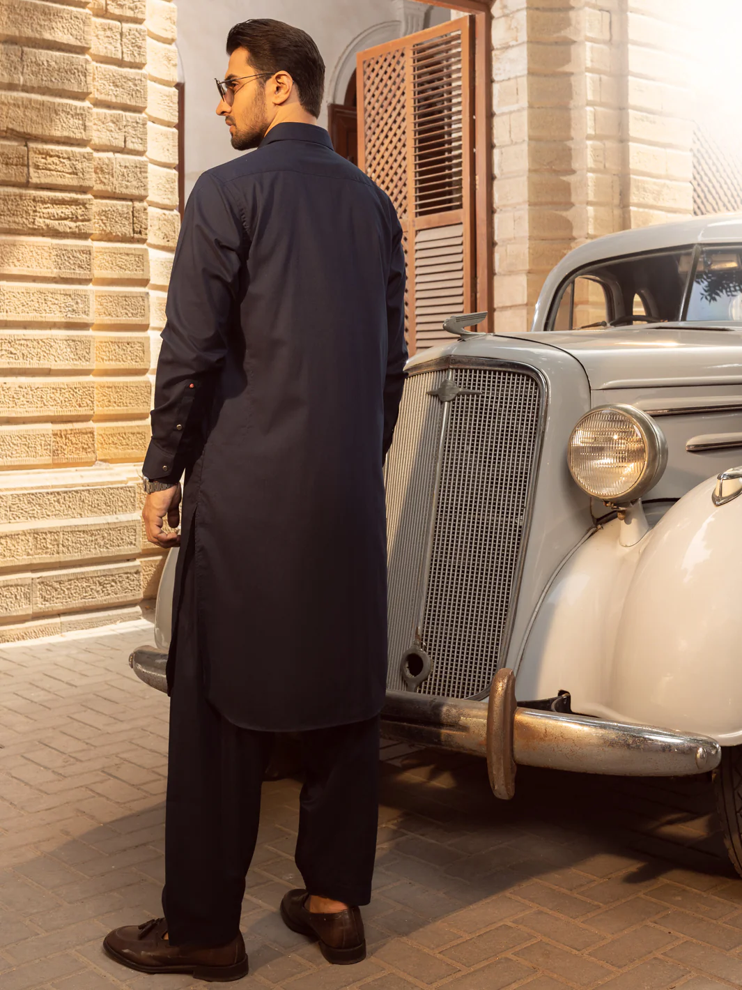 Bl-Mn Kameez Shalwar - ALWA-KS-403 - Image 2