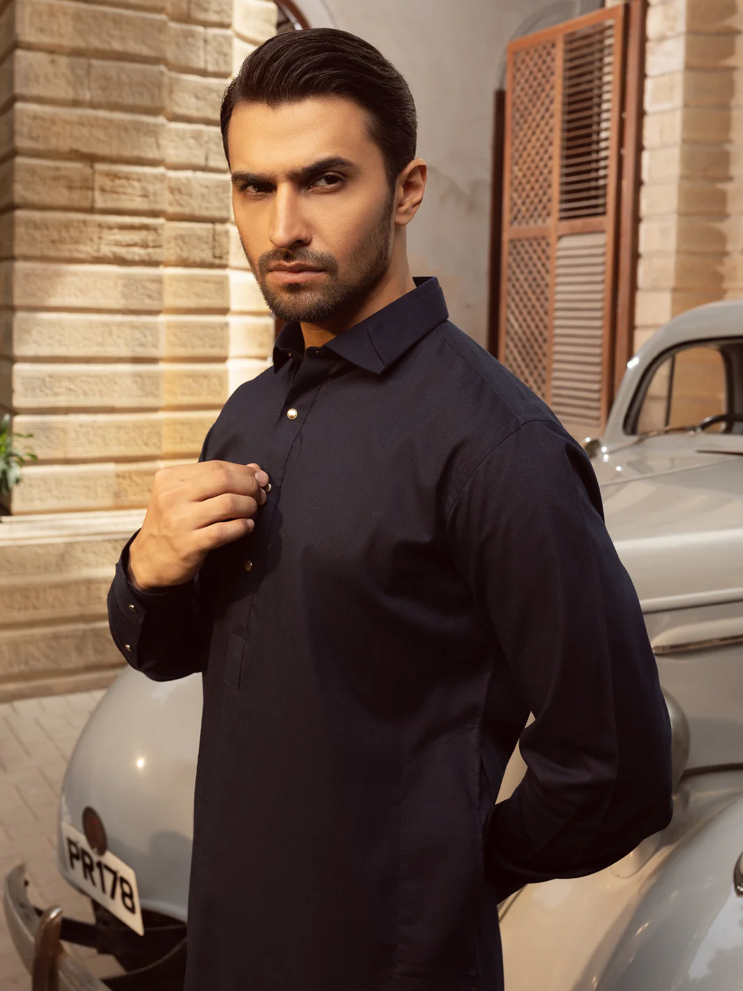 Bl-Mn Kameez Shalwar - ALWA-KS-403 - Image 3