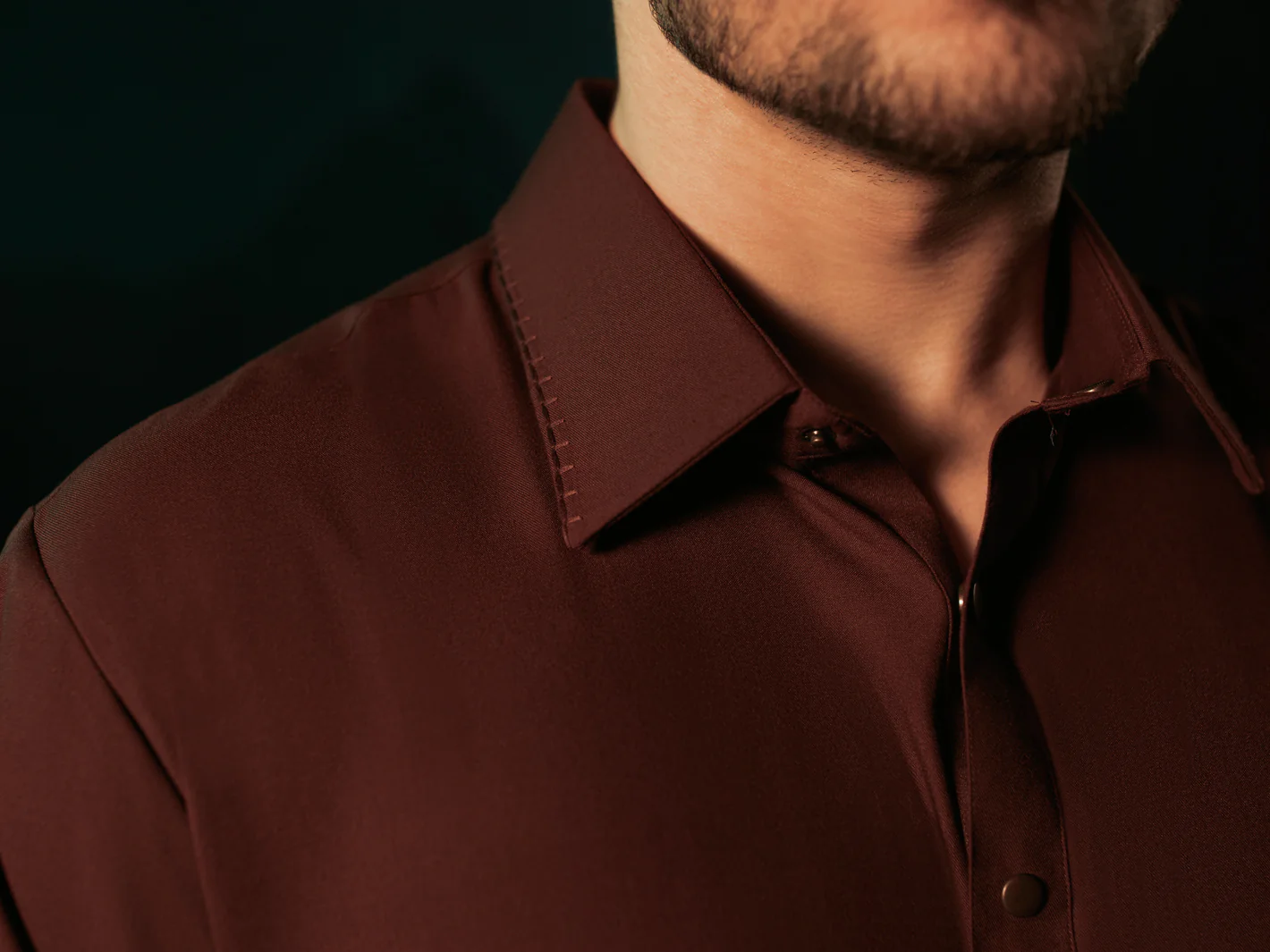 Maroon Kameez Shalwar - ALWA-KS-411 - Image 3