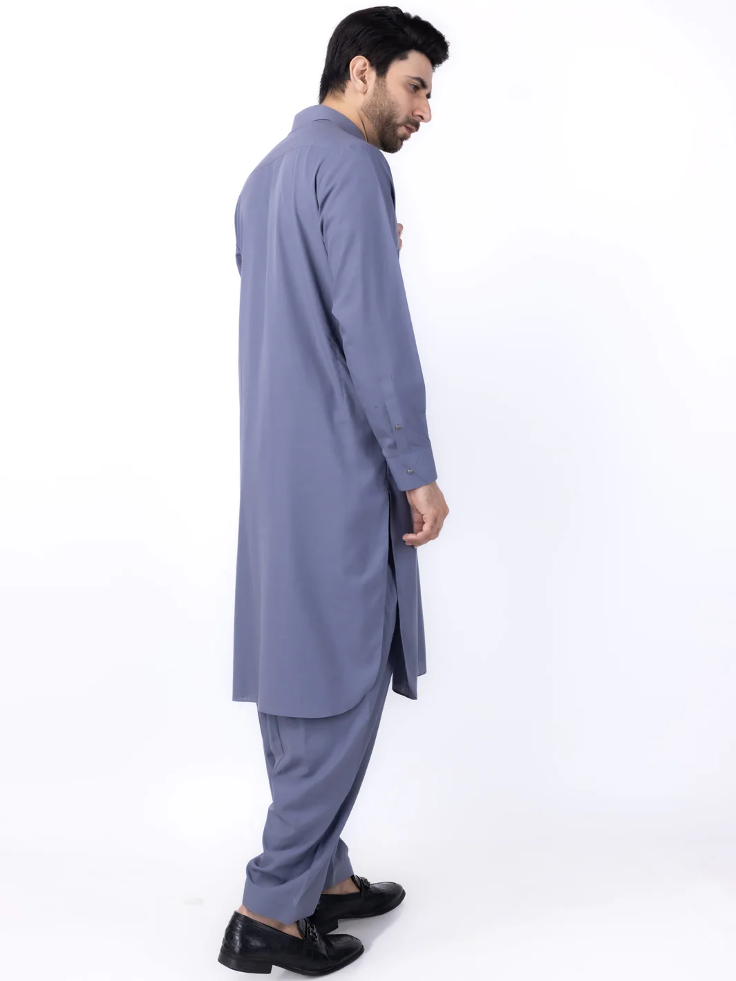 Purple Blended Kameez Shalwar - ALWA-KS-434 - Image 4