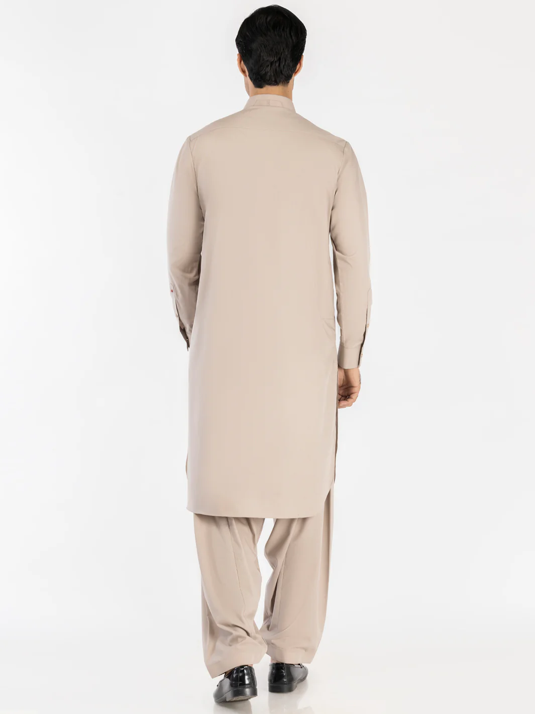 Fawn Blended Kameez Shalwar - ALWA-KS-516 - Image 4