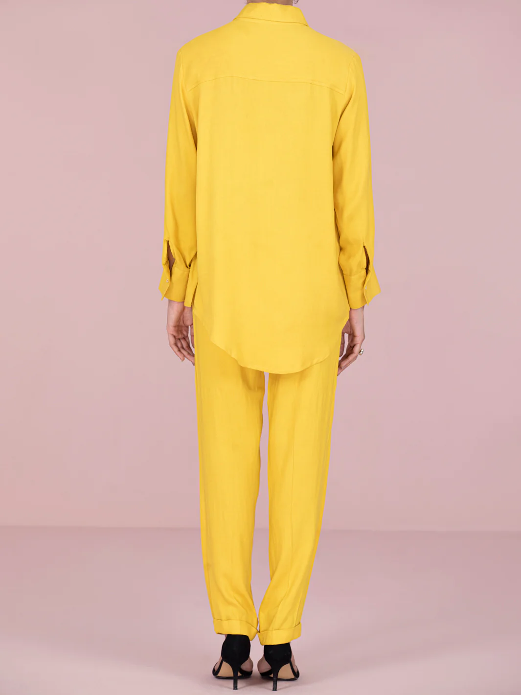 Yellow Rayon 2Pc  Stitched - AWP-2PS-LKS-463 - Image 2