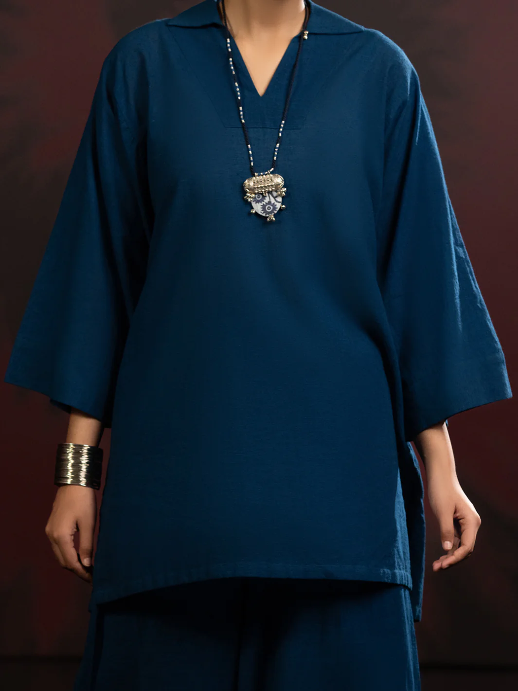 Blue Karandi 2Pc Stitched - AWP-2PS-LKS-816 - Image 3
