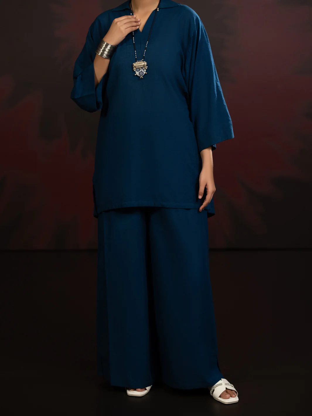 Blue Karandi 2Pc Stitched - AWP-2PS-LKS-816 - Image 4