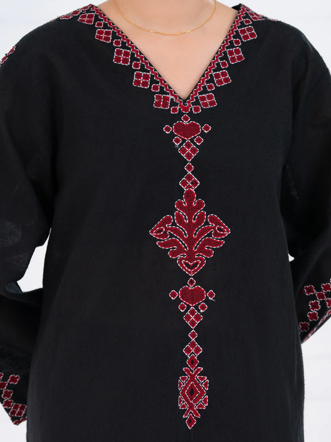 Black Karandi 2Pc Stitched - AWP-2PS-LKS-828 - Image 4