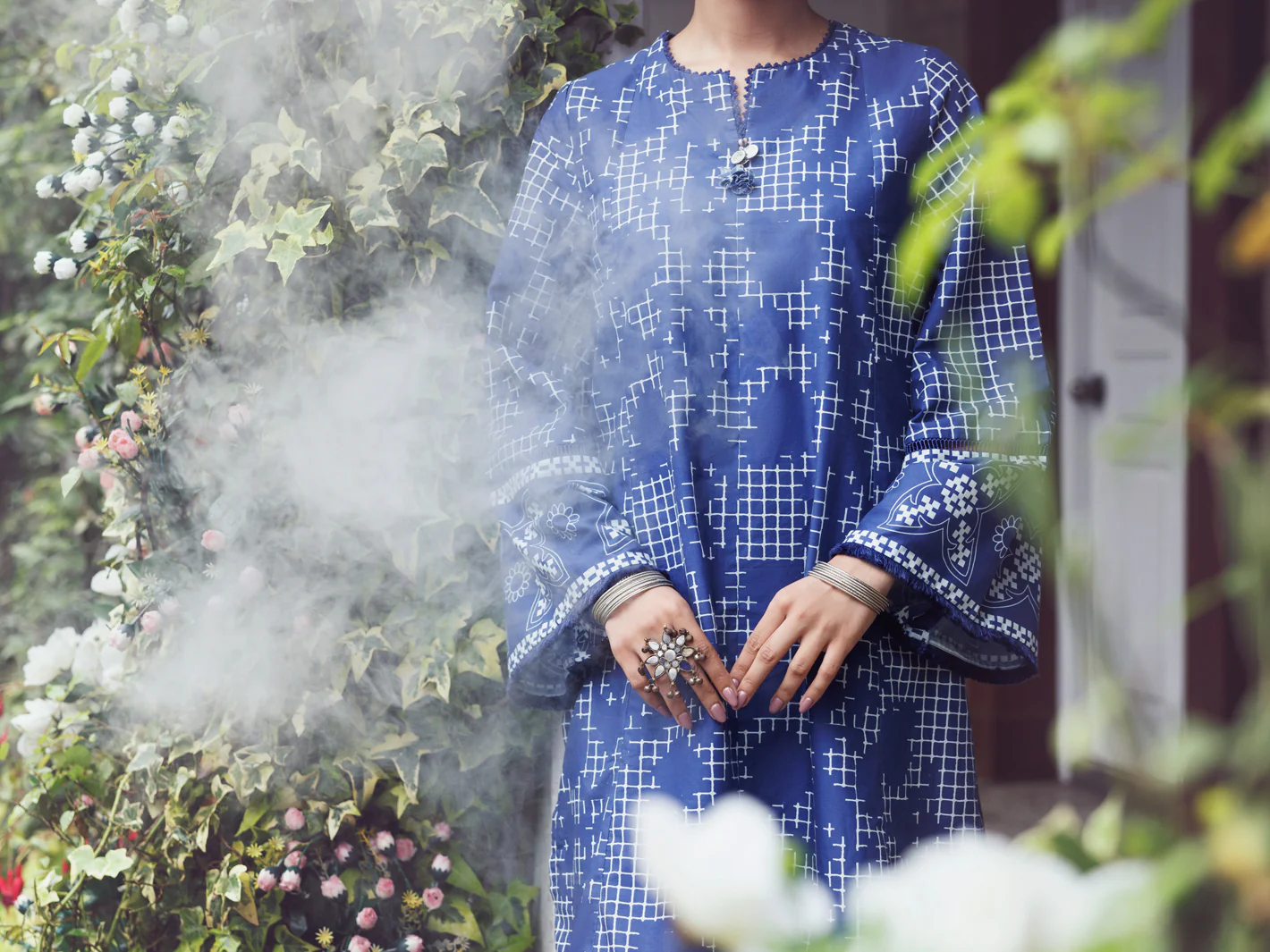 Blue Cambric 2Pc Stitched - AWP-2PS-LKS-898 - Image 3