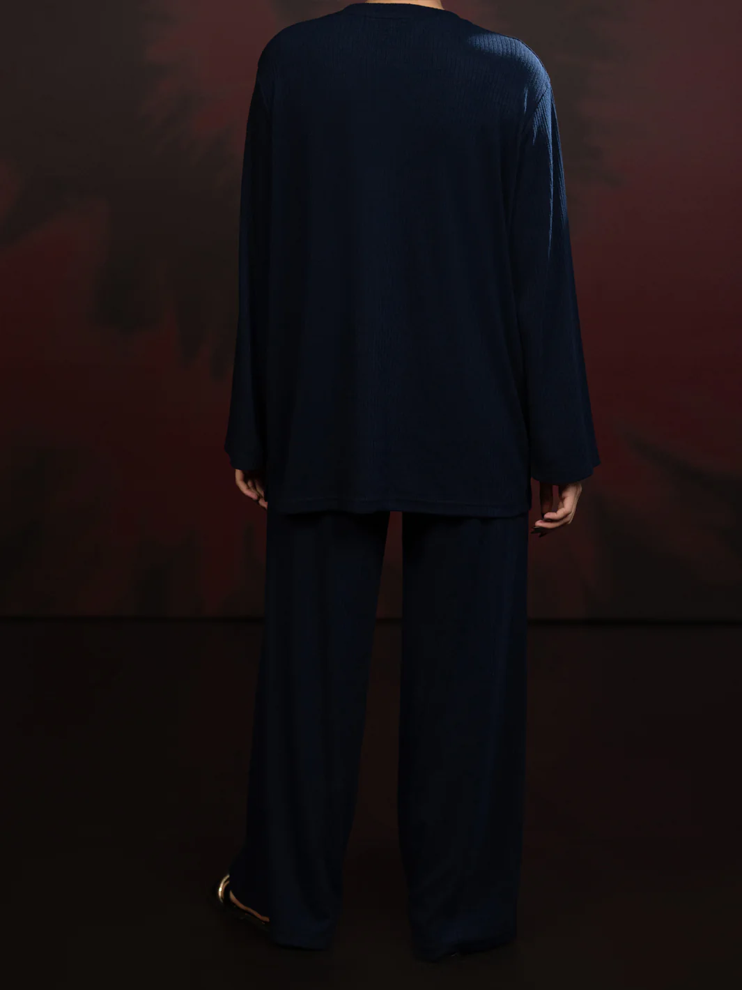 Navy Blue Twill 2Pc Stitched - AWP-2PS-LKS-922B - Image 5