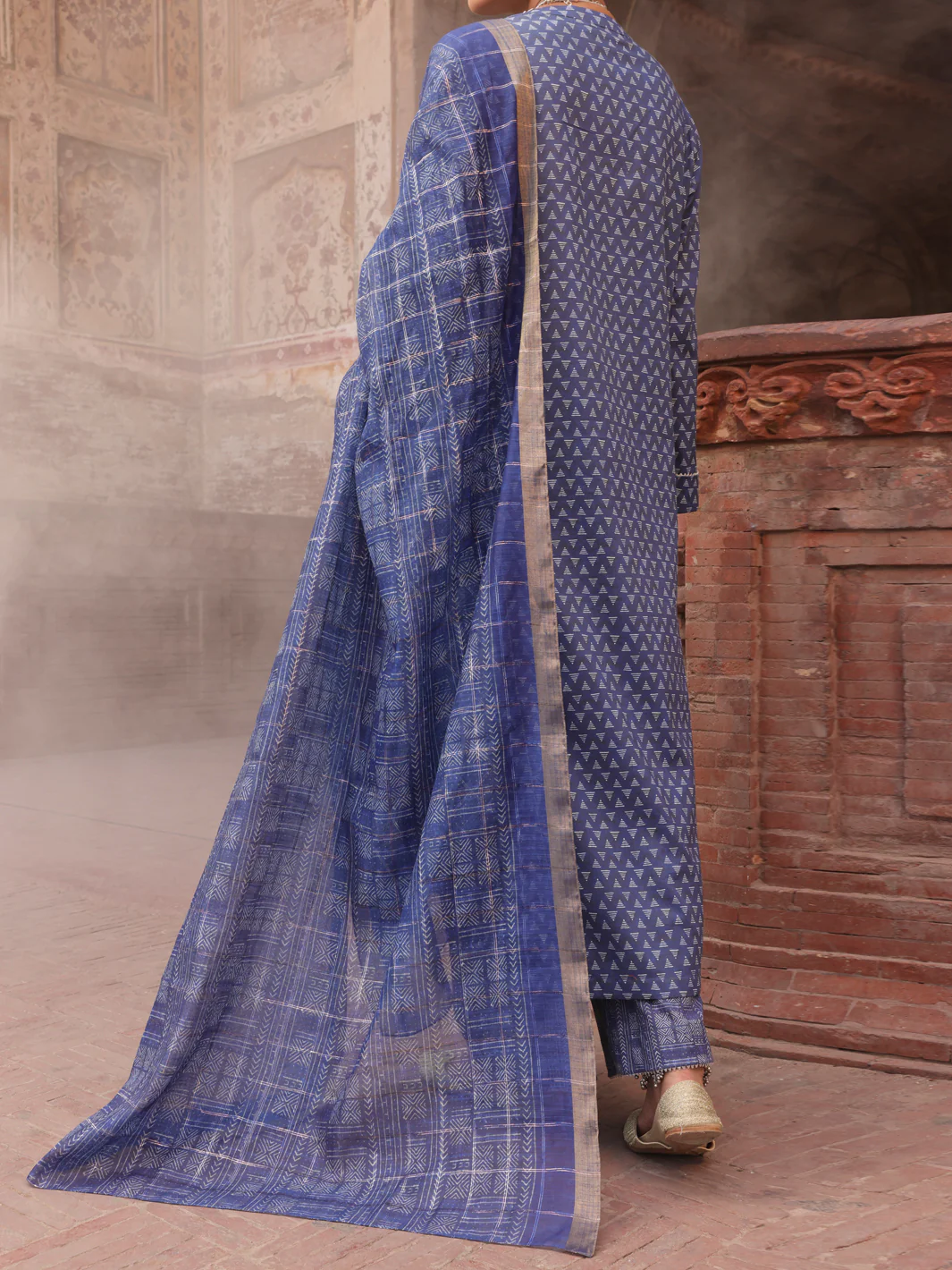 Blue Cambric Stitched 3Pc - AWP-3PS-499 - Image 2