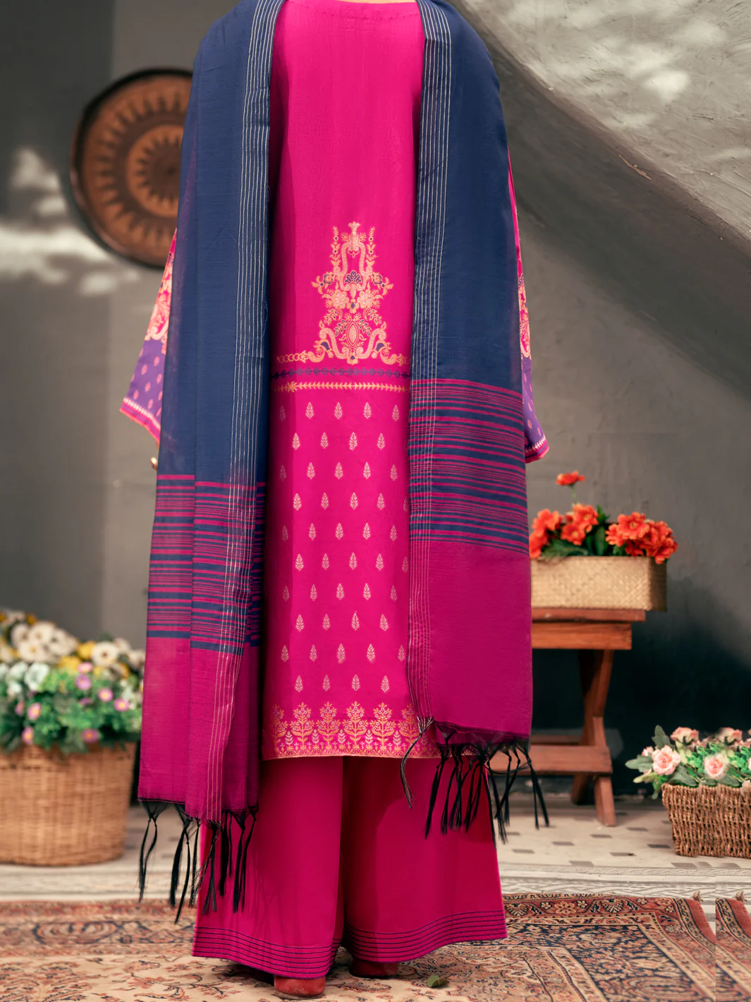 Pink 3Pc Stitched - AWP-3PS-560 - Image 2