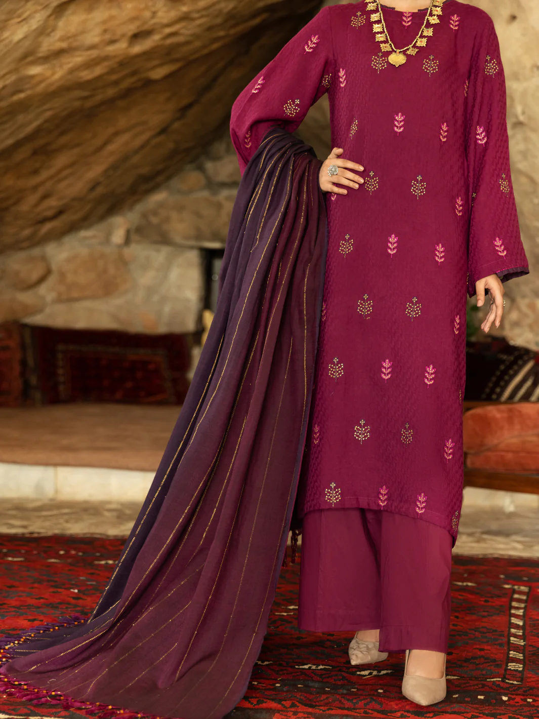 Purple 3Pc Stitched - AWP-3PS-567 - Image 3