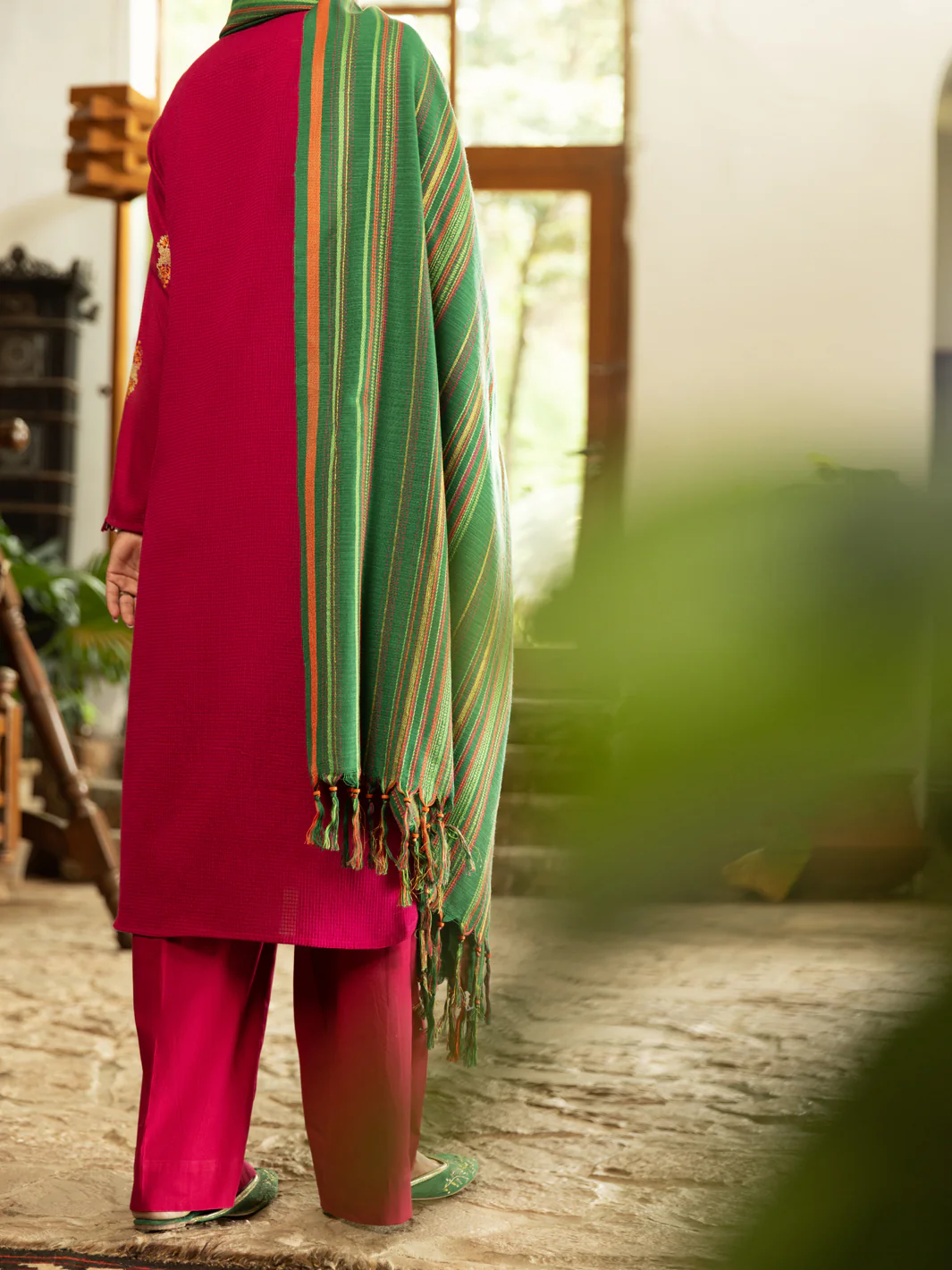 Pink 3Pc Stitched - AWP-3PS-570 - Image 2