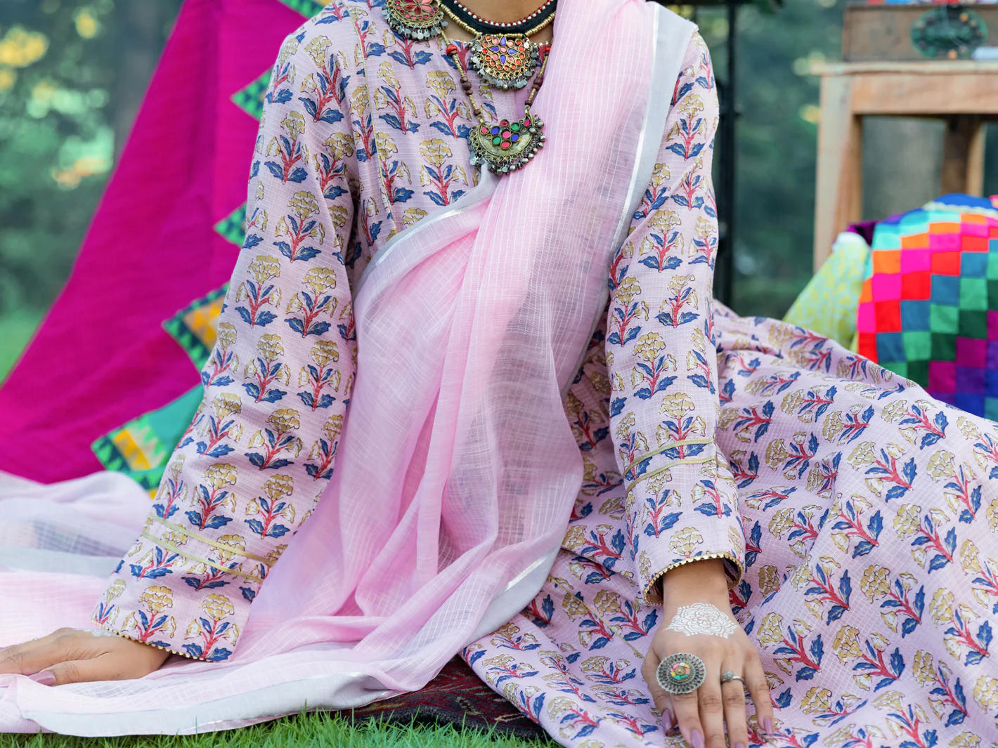 Light Pink 3Pc Stitched - AWP-3PS-576 - Image 4