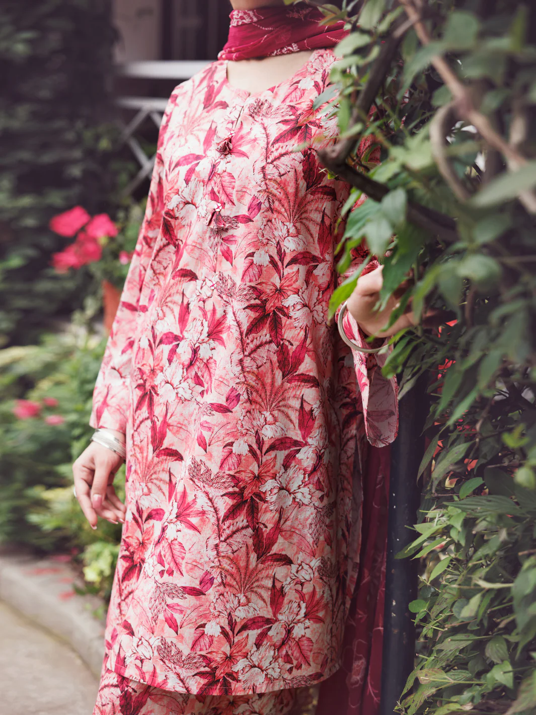 Pink Lawn 3Pc Stitched - AWP-3PS-864 - Image 2