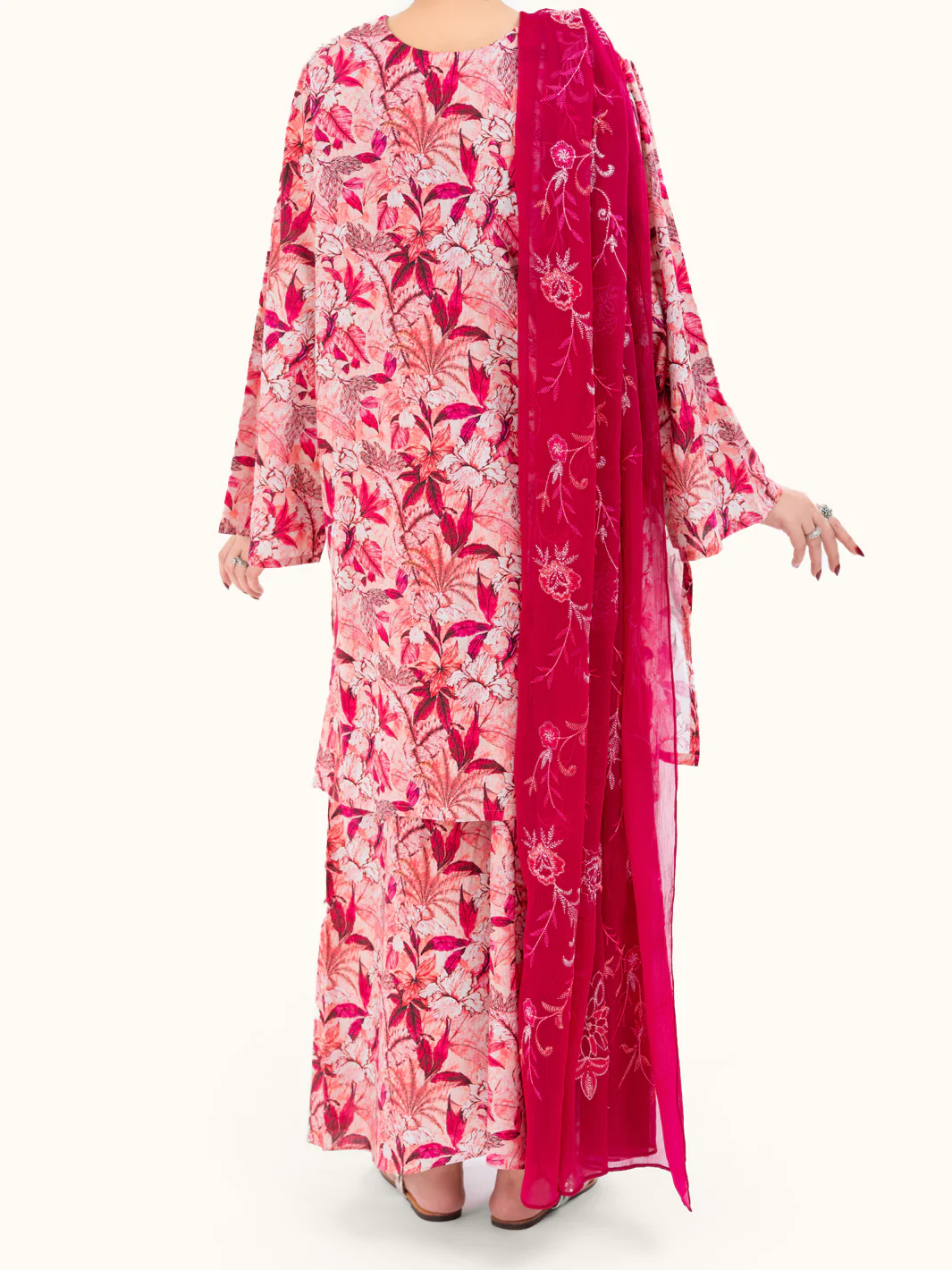 Pink Lawn 3Pc Stitched - AWP-3PS-864 - Image 4