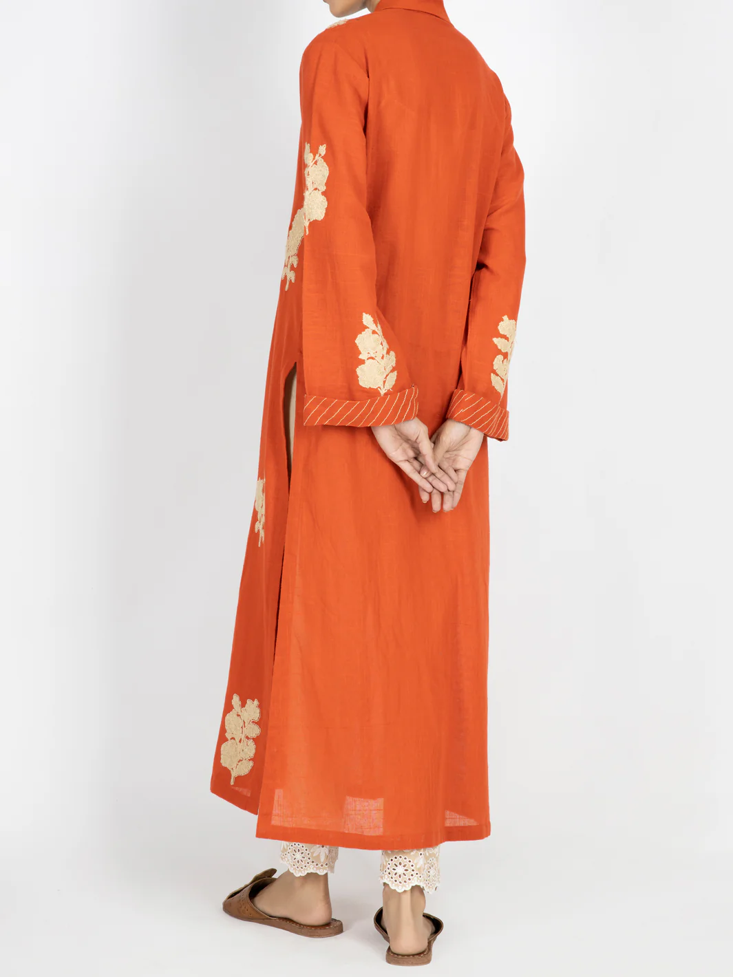 Orange Dobby Tunic - AWP-LK-458 - Image 2