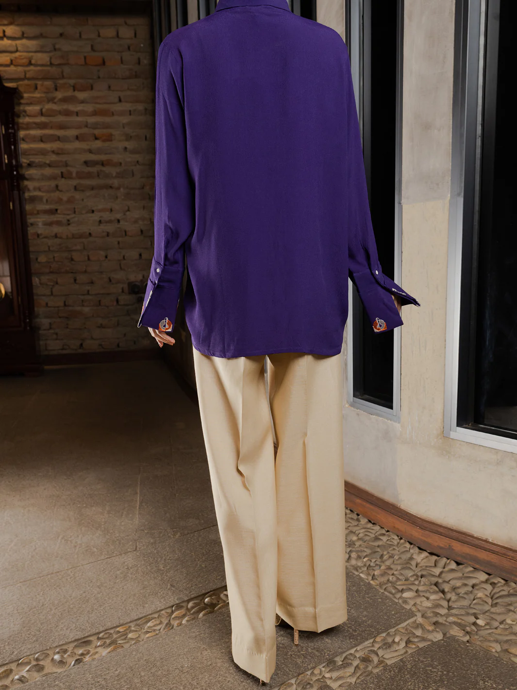 Purple Kurti - AWP-LK-599 - Image 4
