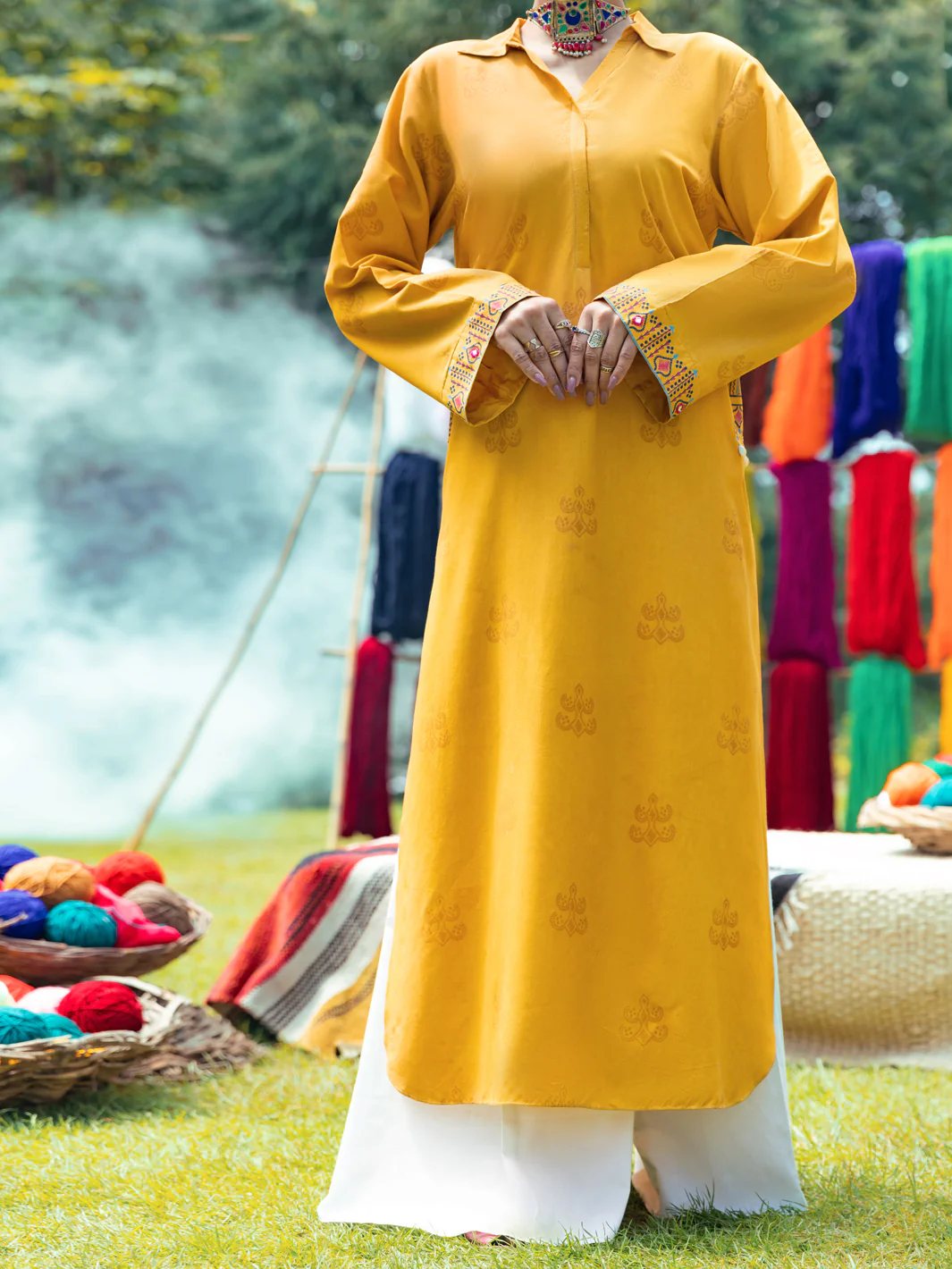 Mustard Kurti - AWP-LK-613