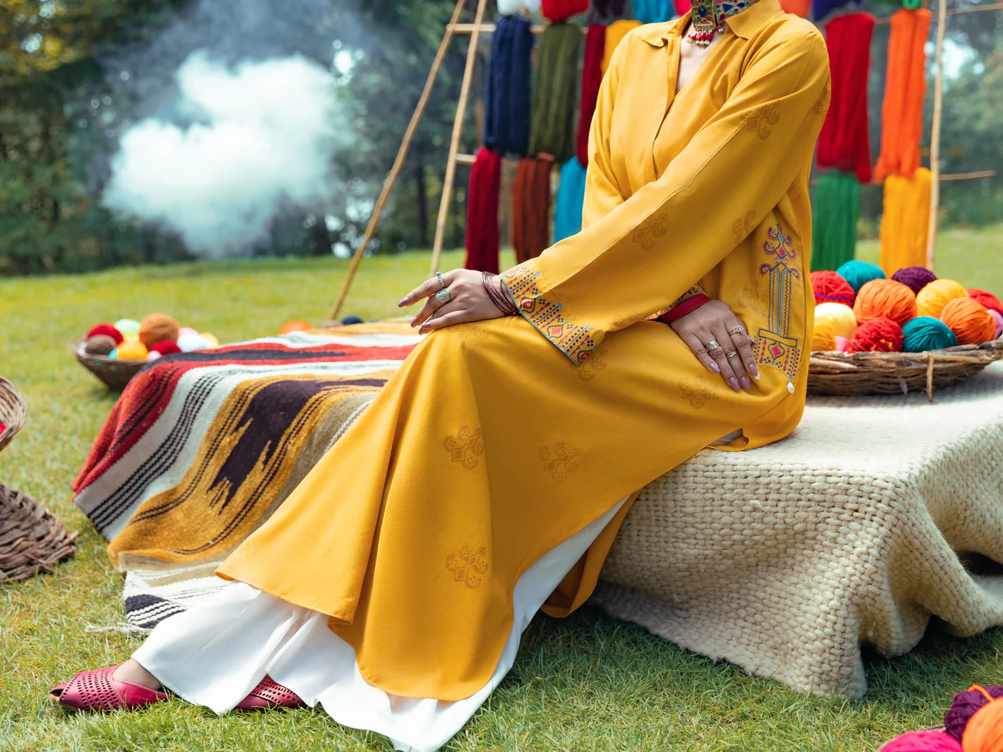 Mustard Kurti - AWP-LK-613 - Image 6