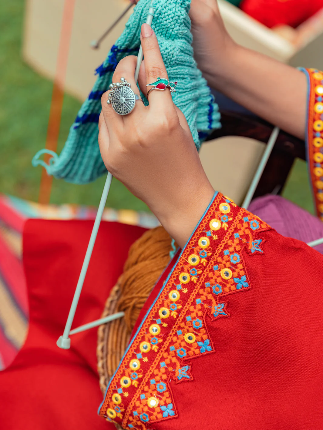 Red Kurti - AWP-LK-615 - Image 4