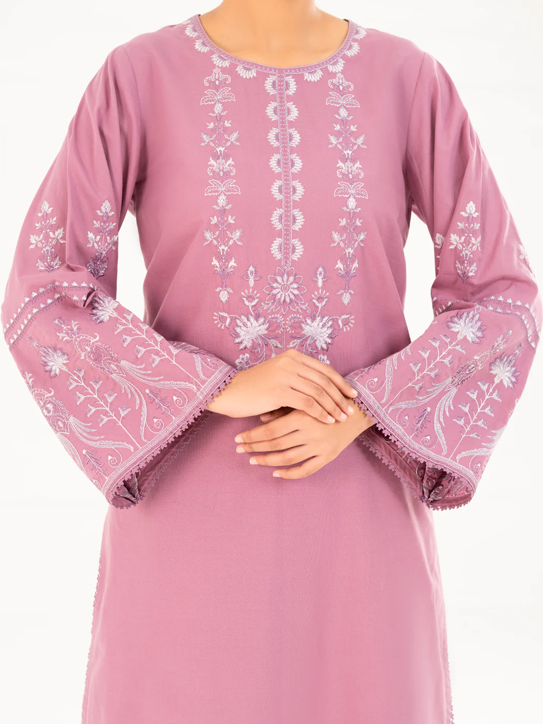Lilac Cambric Kurti - AWP-LK-849 - Image 5