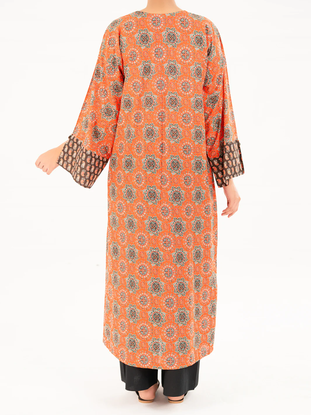 Orange Cambric Kurti - AWP-LK-911 - Image 2