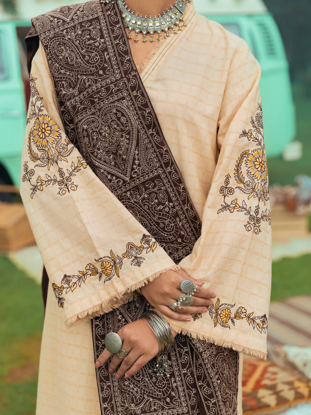 Brown Stole - AWP-ST-551 - Image 2