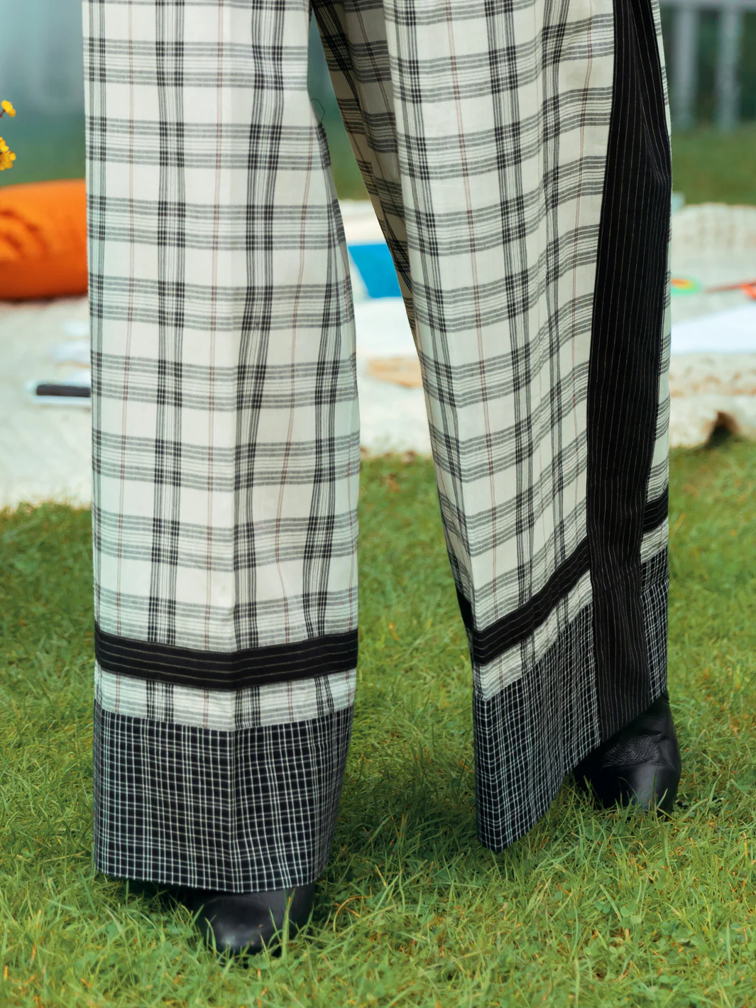 Black & White Trousers - AWP-T-595 - Image 2