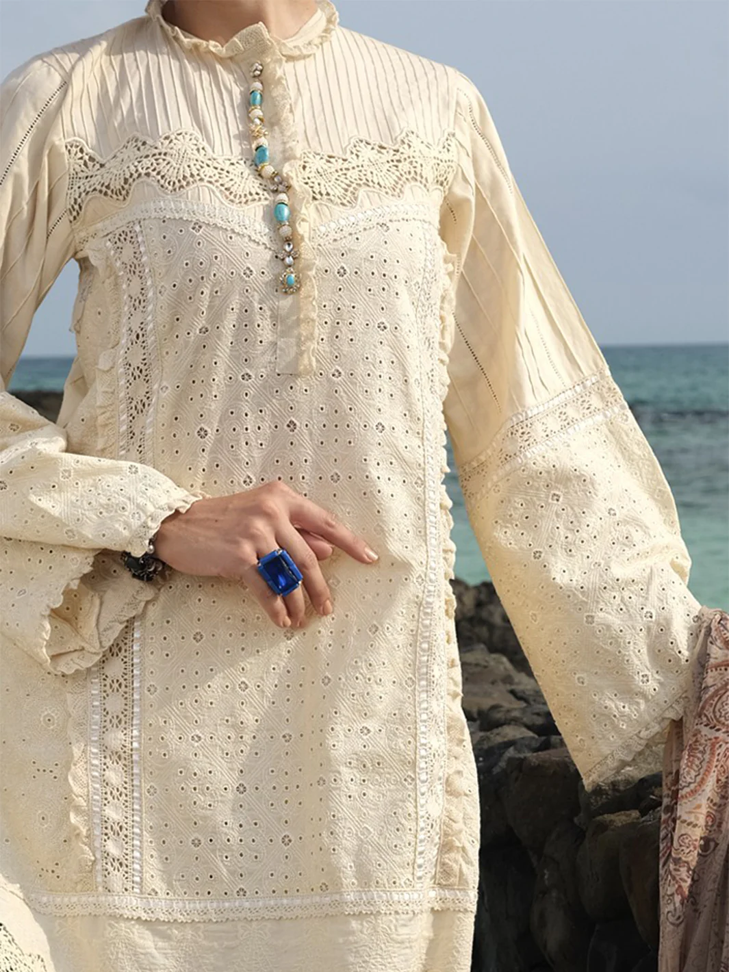 Beige 3Pc Stitched - ALP-709 - Image 3
