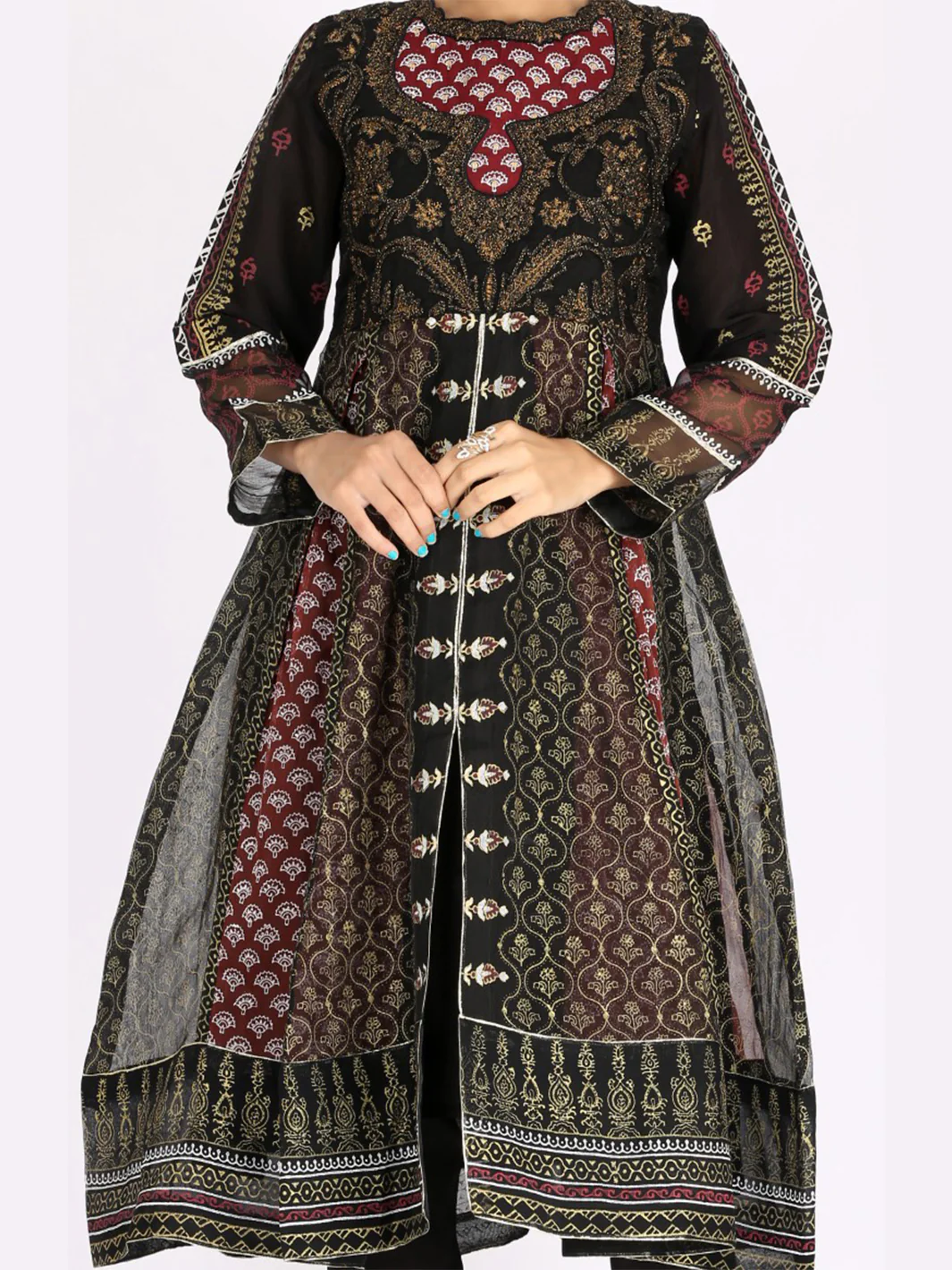 Black 2Pc Stitched - LKS-683 - Image 2