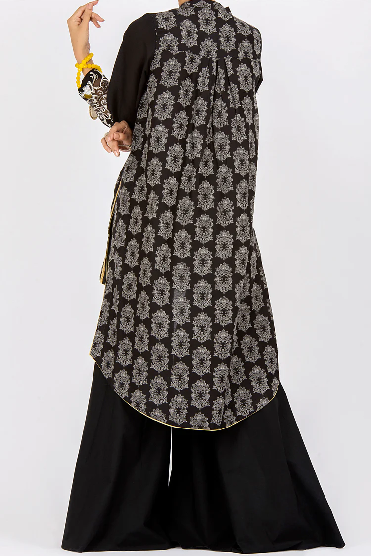 Black Jacquard 3Pc Stitched - ALP-436 - Image 3