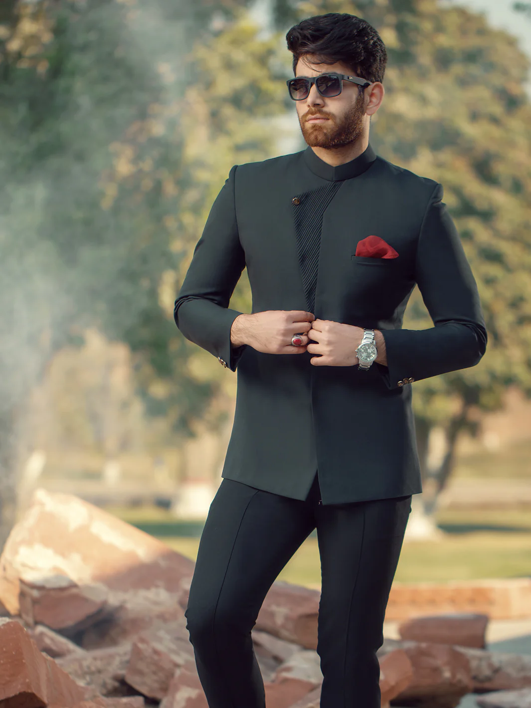 Black Prince Coat - AL-PCS-004 - Image 4