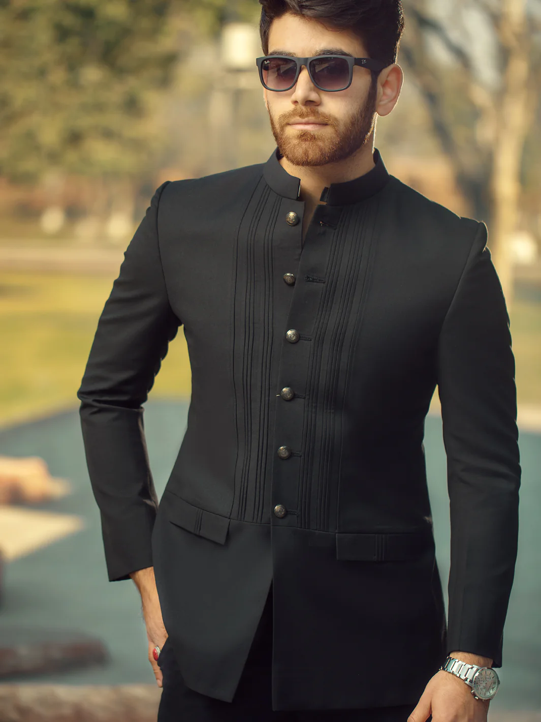 Black Prince Coat - AL-PCS-006 - Image 2