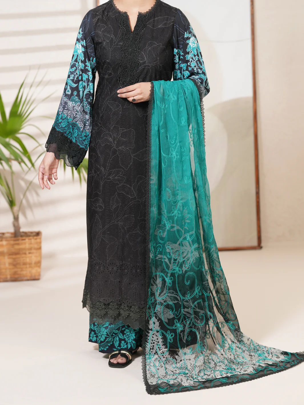 Black Stitched 3Pc - ALP-3PS-2414