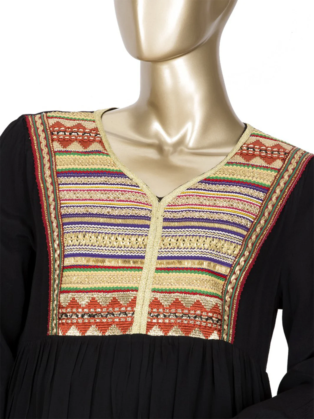 Black Women Top - LK-2022 - Image 2
