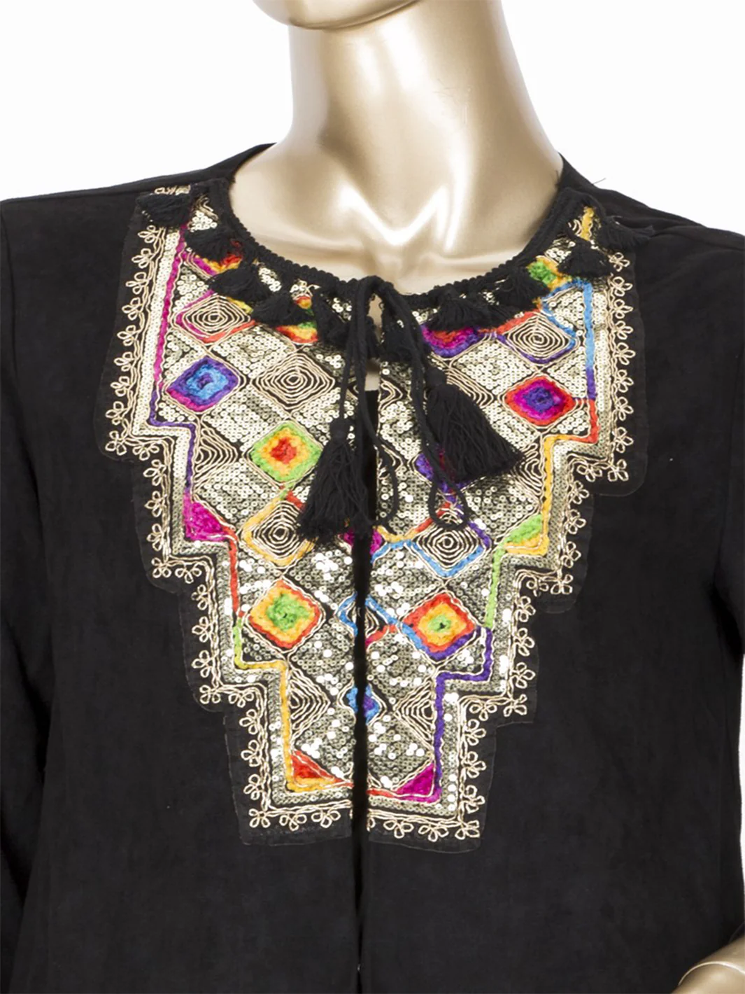 Black Women Top - LK-2023 - Image 2