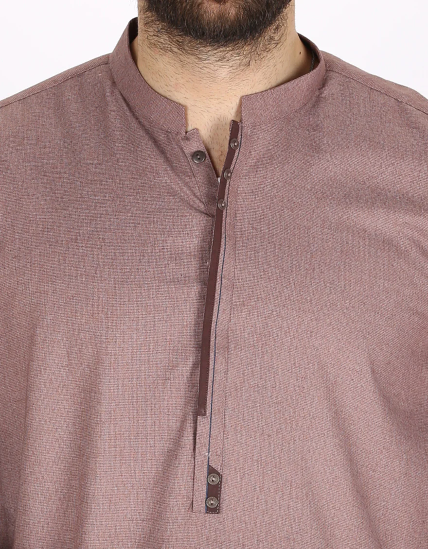 Brown Blended Kurta - AL-K-773 - Image 2