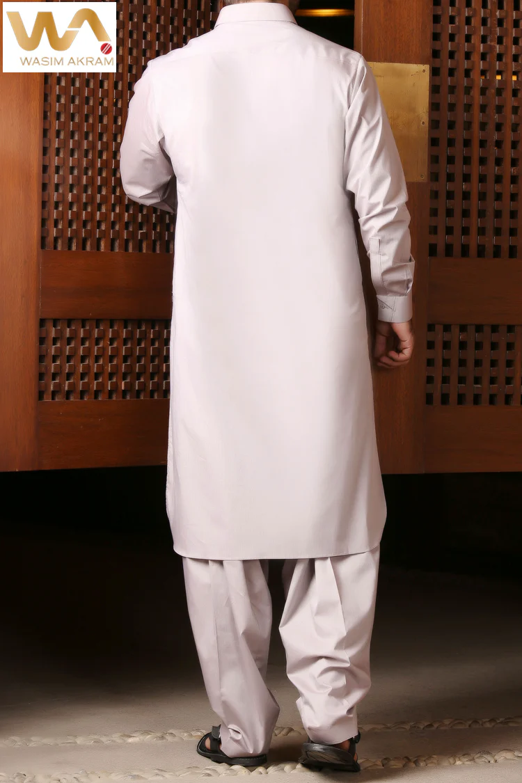 Brown Kameez Shalwar - ALWA-KS-021 - Image 3