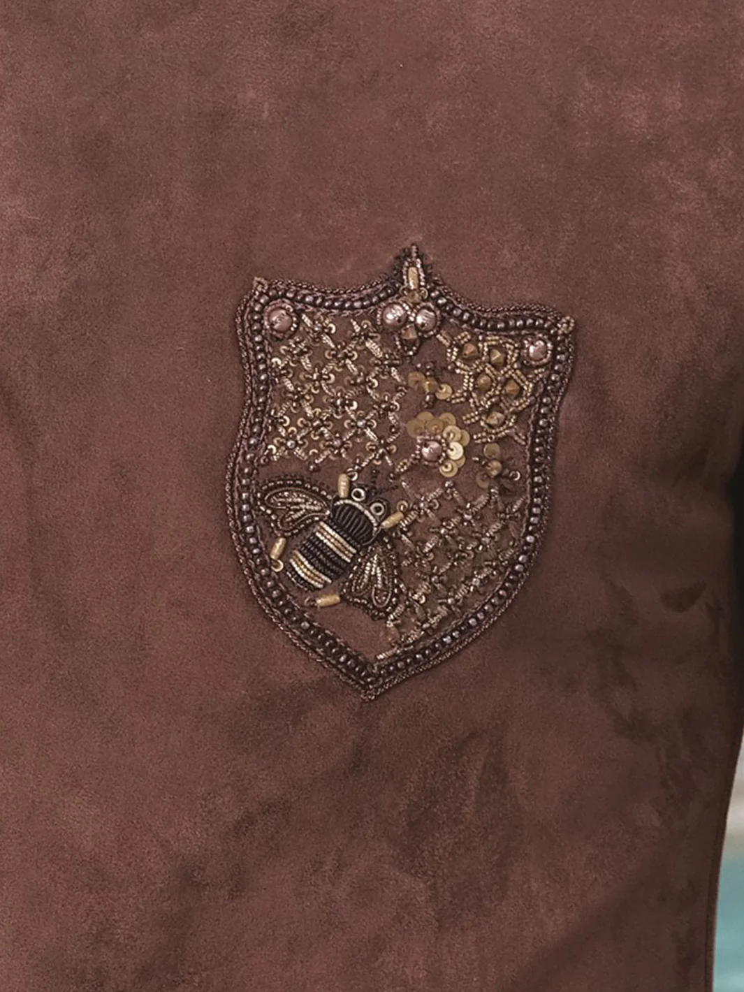 Brown Suede Waistcoat - WC-288 - Image 2