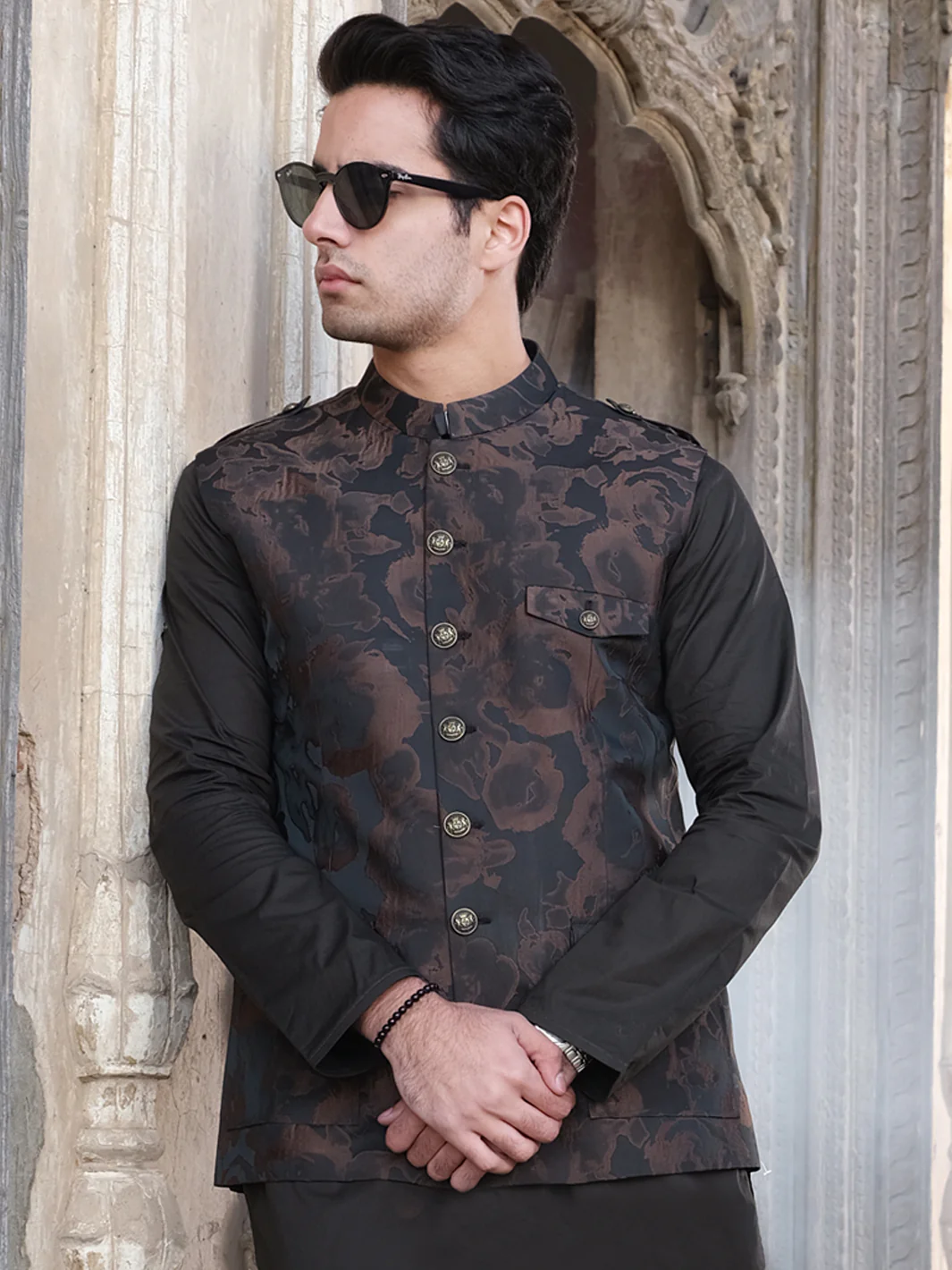 Brown Waistcoat - AL-WC-316 - Image 2