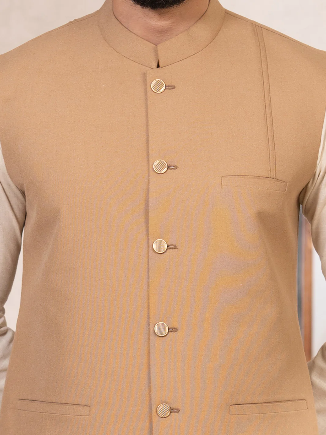 Brown Waistcoat - AL-WC-637 - Image 4
