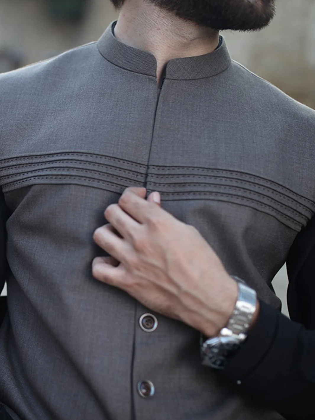Brown Waistcoat - WC-182 - Image 2