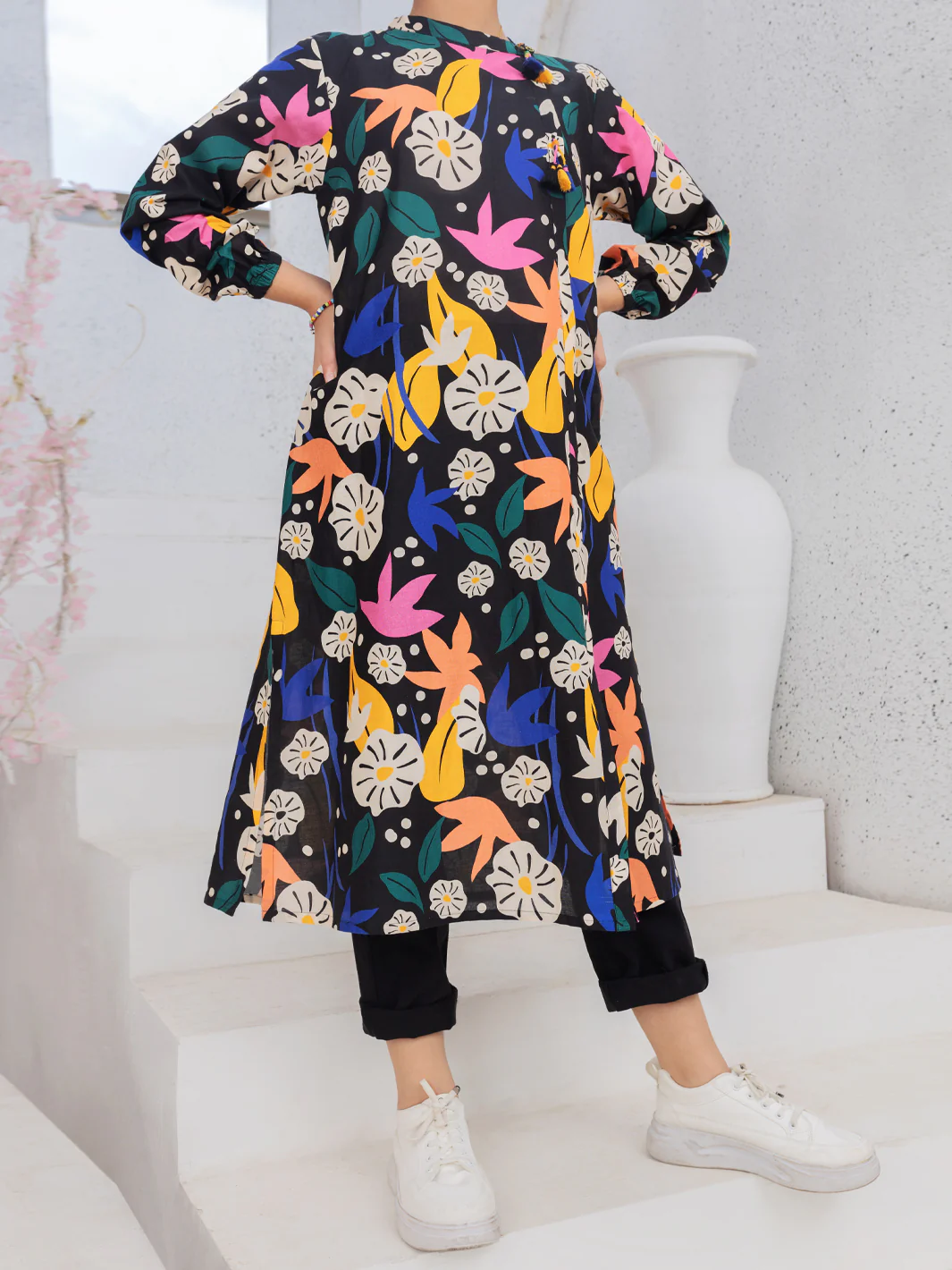 Multicolor Kurti - ALT-LK-1082
