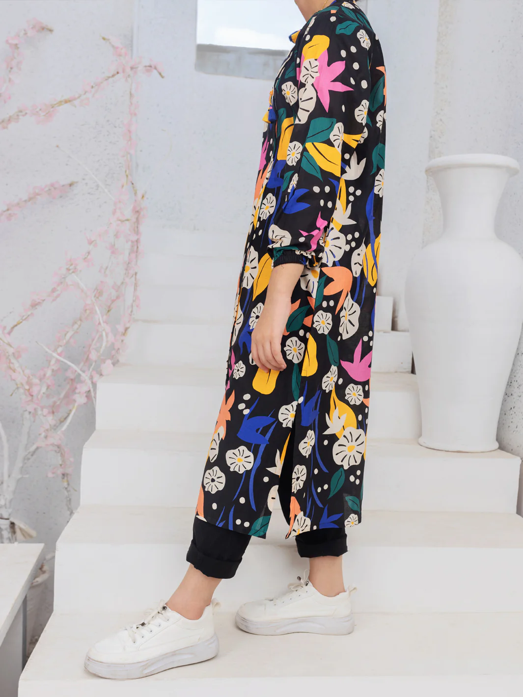 Multicolor Kurti - ALT-LK-1082 - Image 3