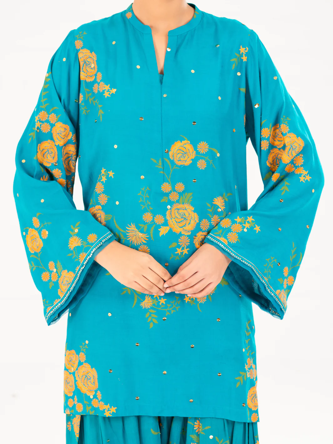 Ferozi Raw Silk 2Pc Stitched - ALP-2PS-LKS-2814 - Image 2