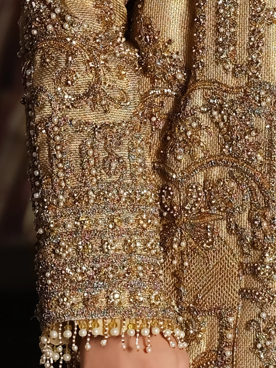 Golden Jamawar 2Pc Formal Suit - LS-242 - Image 4