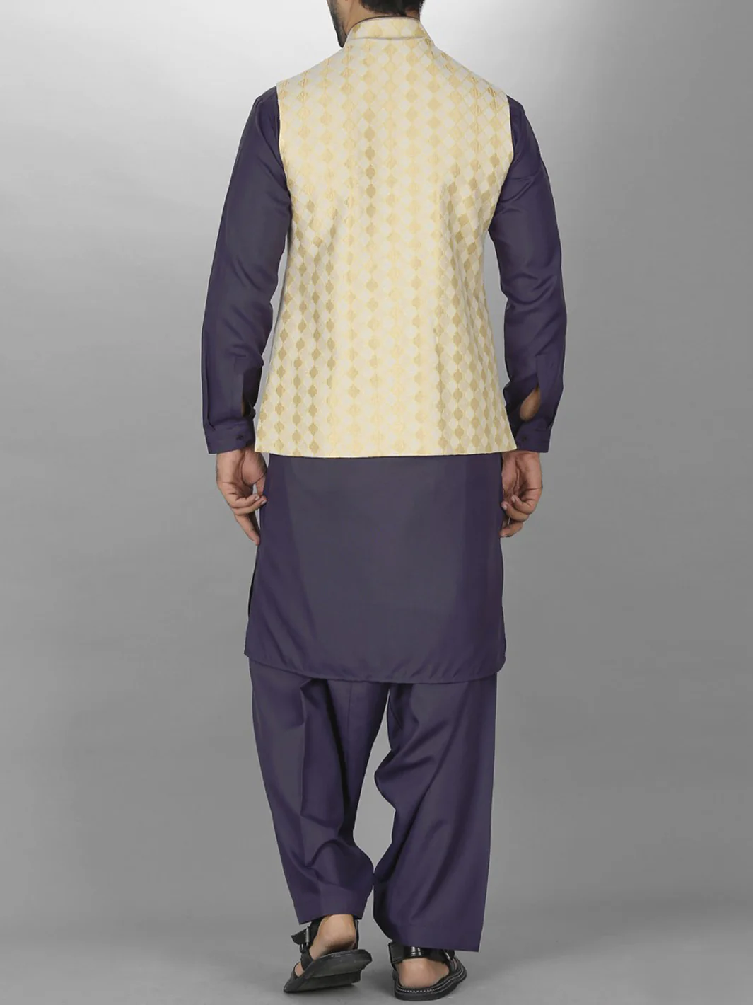Golden Yellow Waistcoat - WC-134 - Image 2