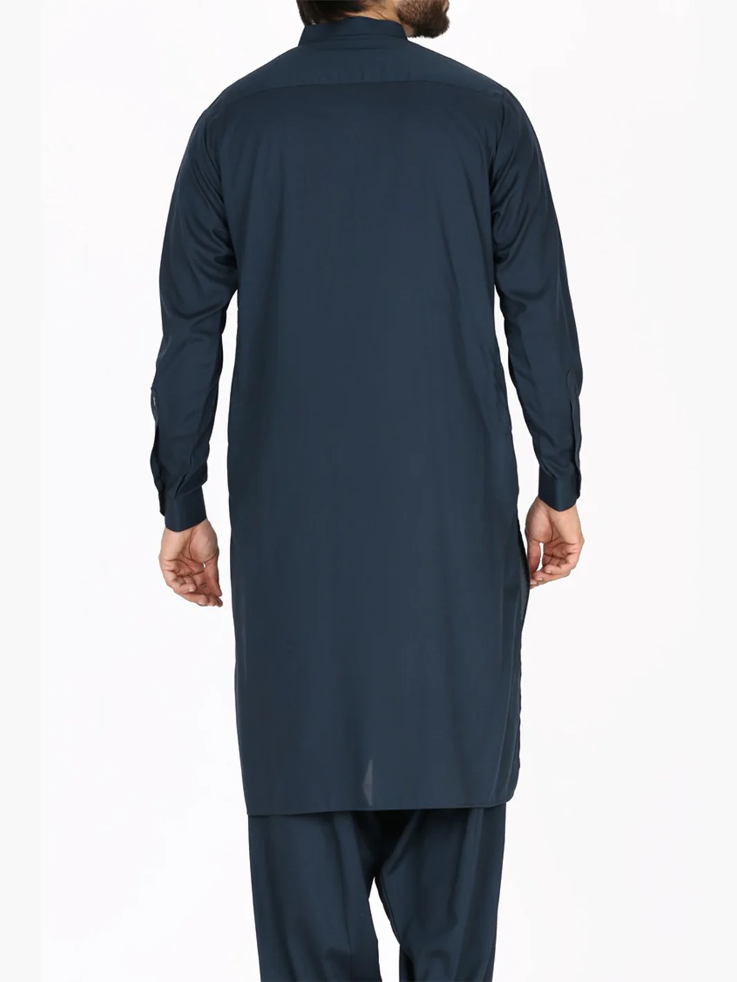Green Blended Kameez Shalwar - AL-KS-2385 - Image 3