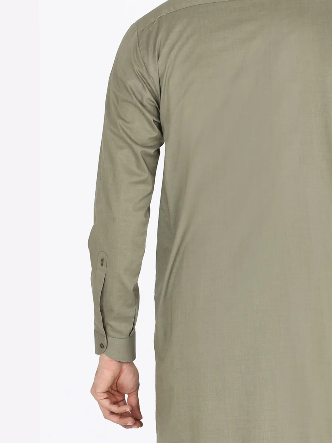 Green Blended Kameez Shalwar - AL-KS-2392 - Image 3