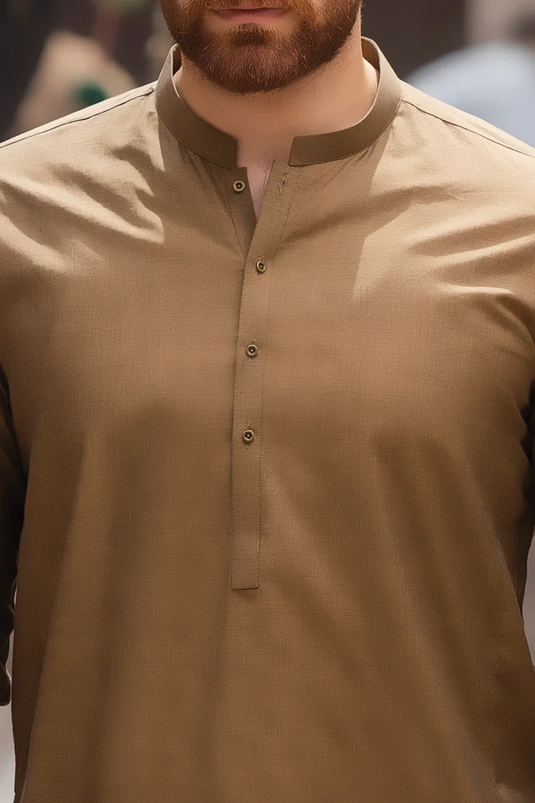 Green Cotton Kurta - AL-K-766C - Image 2